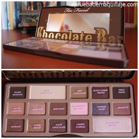 Regalos de Cumpleaños 2014 – Volumen 1 Sombras de la paleta Chocolate Bar de Too Faced