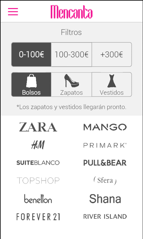 MENCANTA, tu app de moda