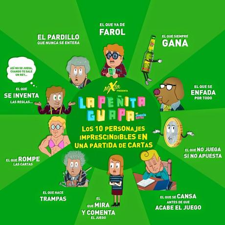 Personajes que puedes encontrar en una partida de cartas (by @Mixta)