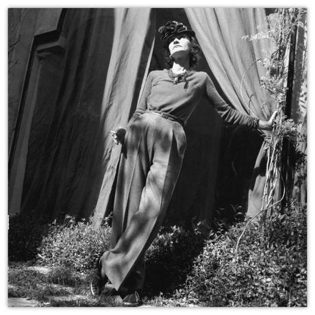 1938 - Gabrielle Chanel en La Pausa ©Schall.