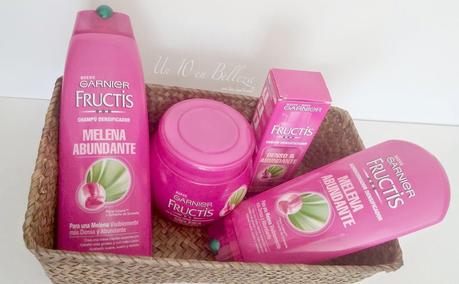 garnier fructis melena abundante, bodegón