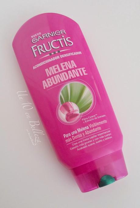 garnier fructis melena abundante, acondicionador