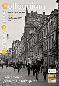 Moubariz Z. Garaev, experto en teoría de números, en los coloquios ICMAT-UAM