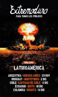 Extremoduro actuarán este otoño en Argentina, Uruguay, Chile, Ecuador y Colombia