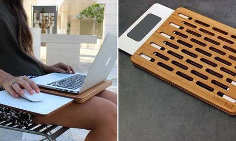 Tablio Mini Desk :: base de madera para el portátil