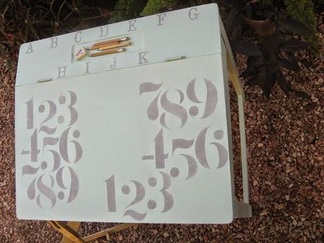 Un pupitre de hace 30 años