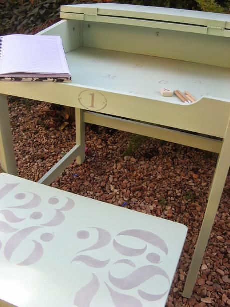 Un pupitre de hace 30 años