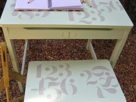 Un pupitre de hace 30 años