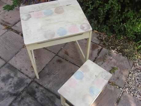 Un pupitre de hace 30 años