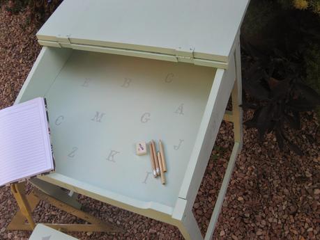 Un pupitre de hace 30 años