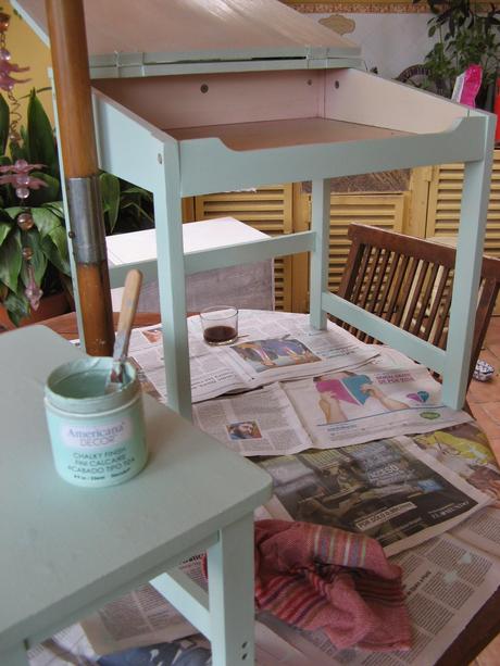 Un pupitre de hace 30 años