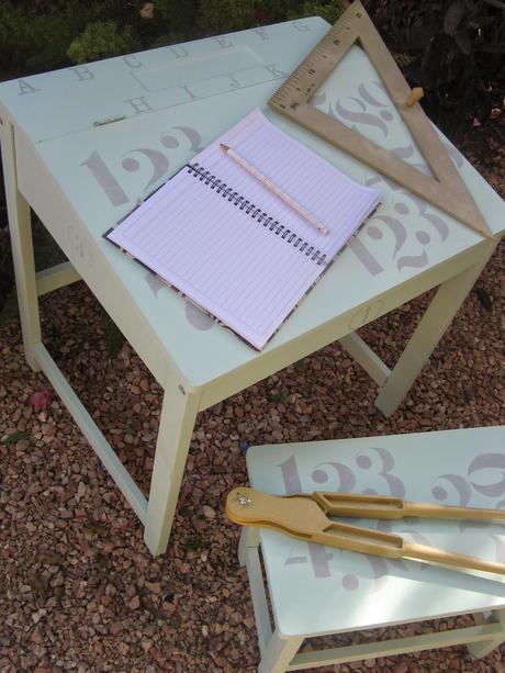 Un pupitre de hace 30 años