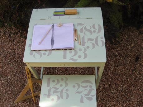 Un pupitre de hace 30 años