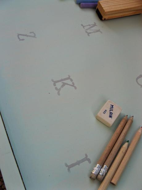 Un pupitre de hace 30 años