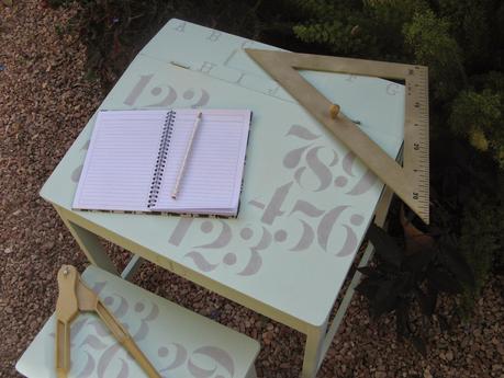 Un pupitre de hace 30 años