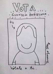 Cartel de Guanyem Barcelona