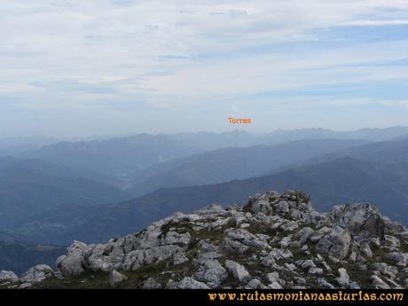 Ruta por el Aramo: Vista desde el Xistras del Pico Torres