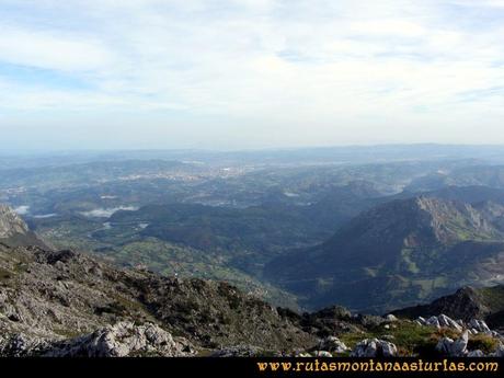 Ruta por el Aramo: Vista desde la Gamonal al centro de Asturias