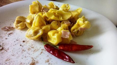 Saccottini con nata y jamón cocido – Saccottini panna e prosciutto cotto saccottini nata y jamón cocido