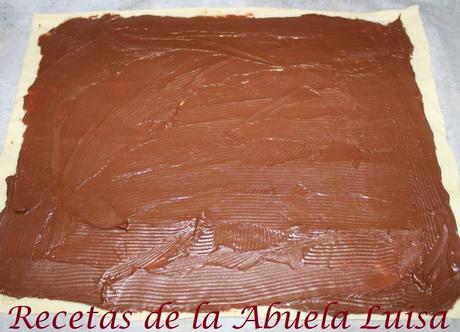 PALMERAS DE CREMA DE CACAO Y AVELLANAS