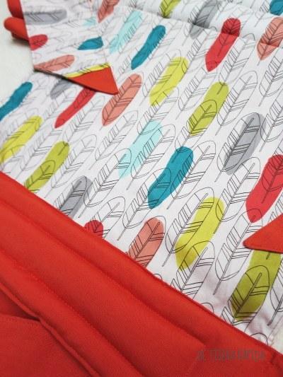 Mei tai en naranja y plumas maitai naranja