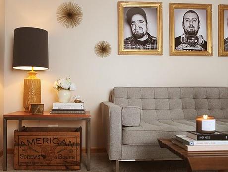 El antes y el después de un salón muy hipster