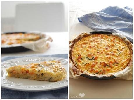 Quiche de calabaza, bacon y cebollino Quiche de calabaza, bacon y cebollino