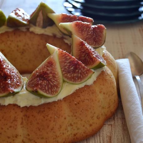 PASTEL MADEIRA CON HIGOS Y MASCARPONE