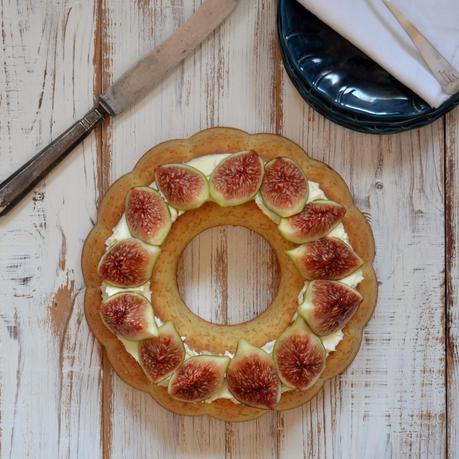 PASTEL MADEIRA CON HIGOS Y MASCARPONE