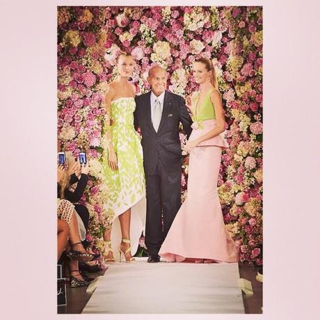Our last goodbye to a genius, Oscar De La Renta Spring 2015