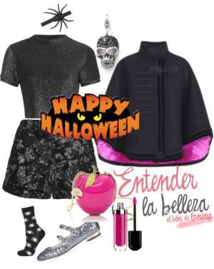 Look Halloween con capa Look Halloween con capa