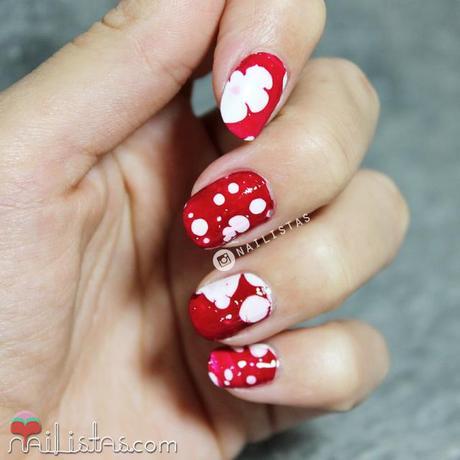 Uñas de sangre para Halloween | Nail art water spotted nail art, uñas decoradas de Halloween