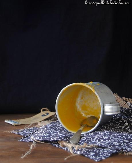 CREMA DE CALABAZA Y COLIFLOR CON RAS AL HANOUT