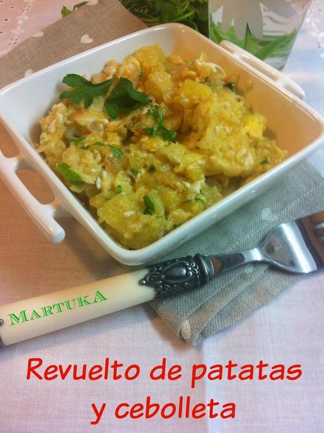 Revuelto De Patatas Y Cebolleta (Cuajo De Patatas)