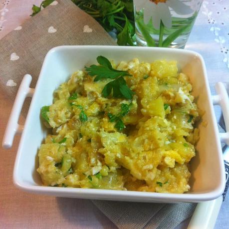 Revuelto De Patatas Y Cebolleta (Cuajo De Patatas)