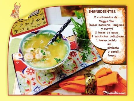Sopa de zanahoria, jengibre y curry