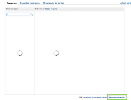 exportar contactos linkedin
