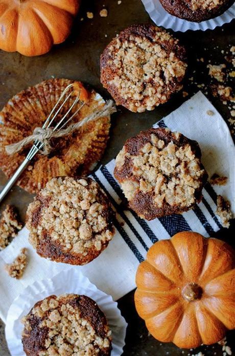 Una receta perfecta para una tarde de otoño: muffin de calabaza y chocolate