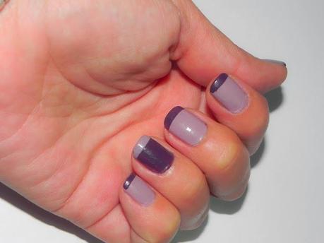 Otoño en rosa, morado y burdeos: Look y manicura (+cambio de forma en mis uñas)