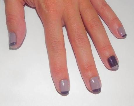 Otoño en rosa, morado y burdeos: Look y manicura (+cambio de forma en mis uñas)