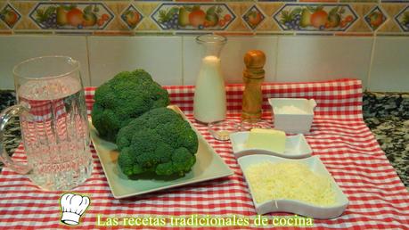 Receta de brócoli gratinado con bechamel