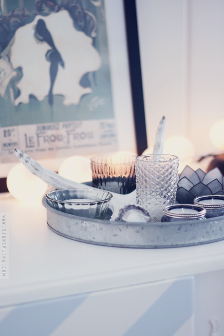 Una bandeja para la mesa del comedor