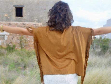 boho chic, fringe, flecos, kimono, mulaya, blog de moda, mi vestido azul, blogger, castellón