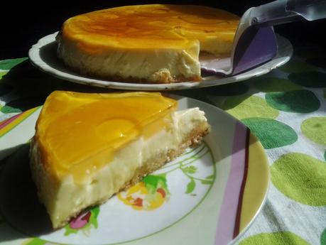 TARTA DE PIÑA Y NATA  SIN HORNO