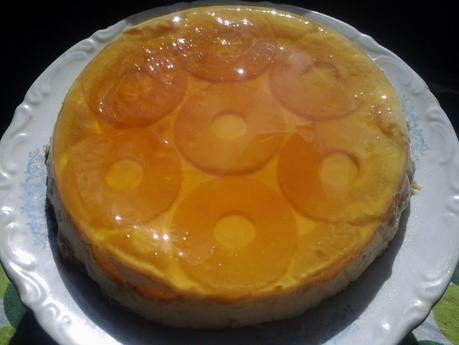 TARTA DE PIÑA Y NATA  SIN HORNO