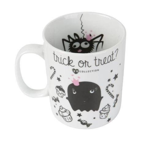 taza halloween araña