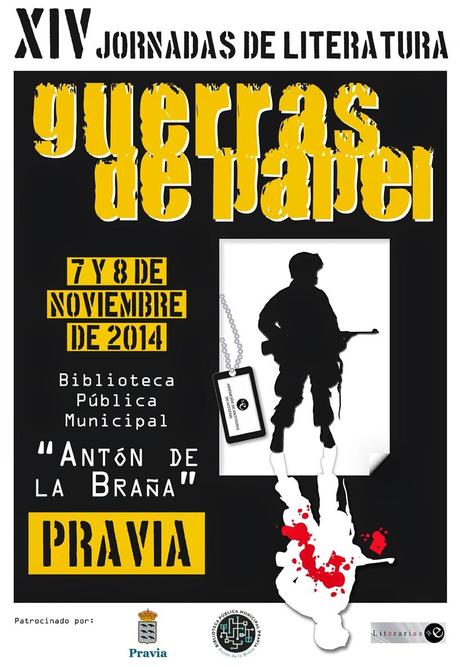 XIV Jornadas de Literatura en Pravia: Guerras de papel: