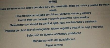 Imponente Carta de Otoño en el Restaurante El Lago (Marbella)