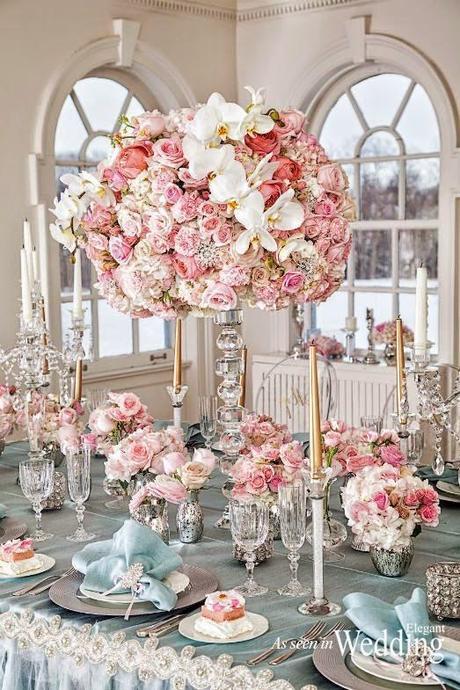 La elegancia del plateado en la decoración de tu boda.