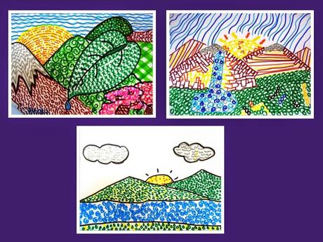 Decoro las formas con texturas